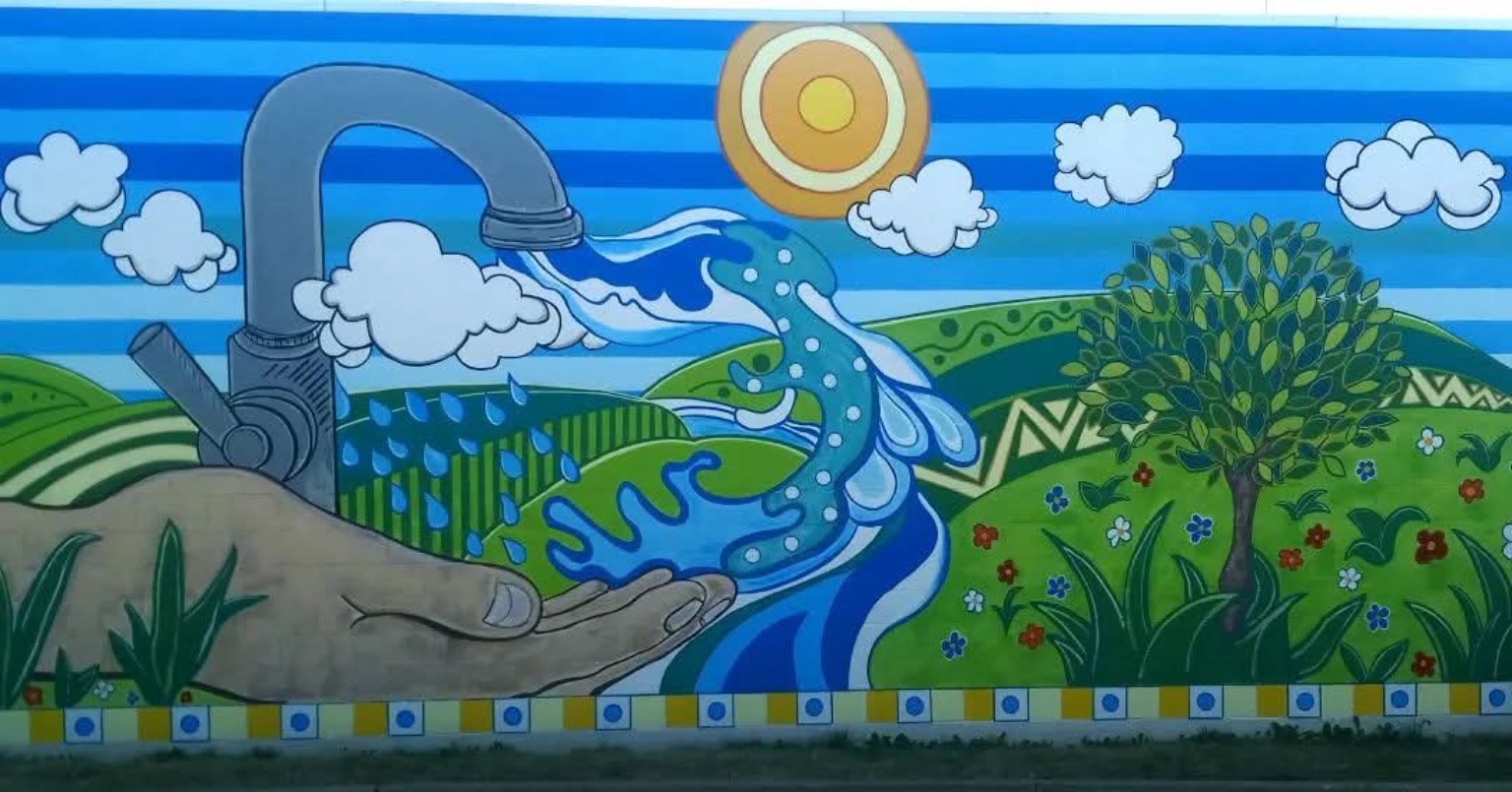 Power of Water public mural